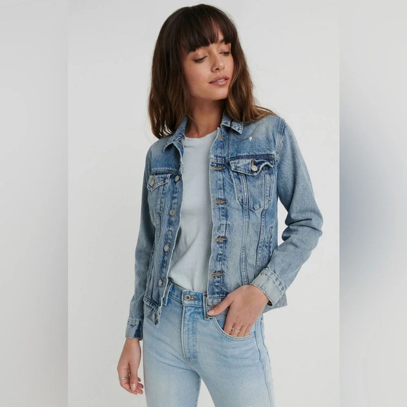 Lucky Brand Tomboy Trucker Denim Jacket - Picture 10 of 10